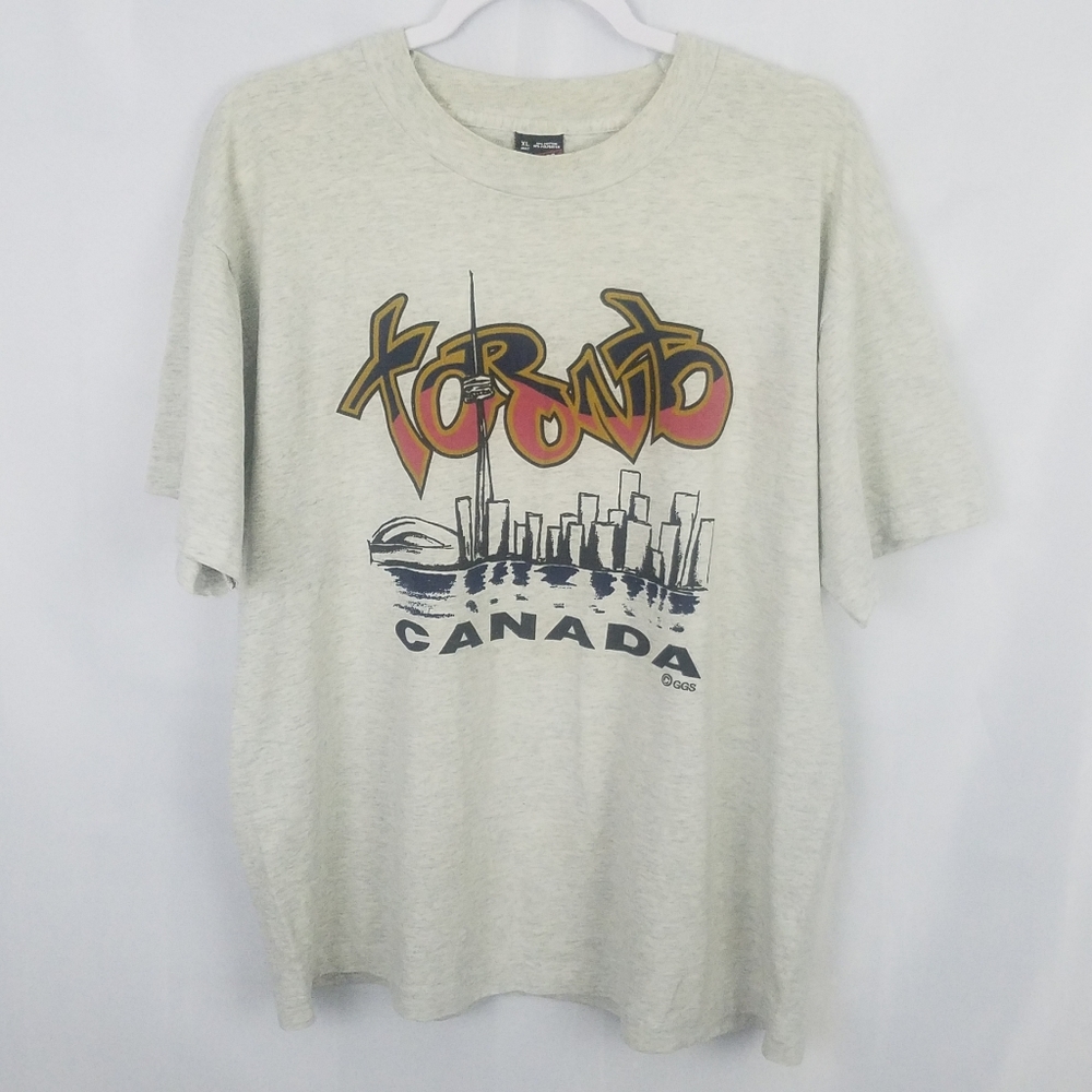 Vintage BEST Tee 50/50 Toronto, Canada Graphic T Shirt Single Stich Made in USA